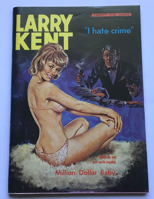 Larry Kent Million Dollar Baby Australian Detective paperback book No686